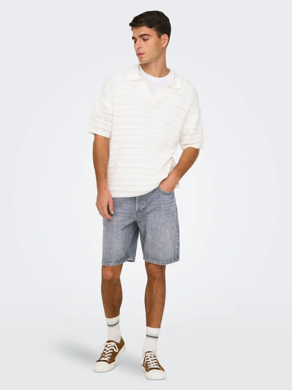 ONSEDGE Cintura media Corte straight Shorts