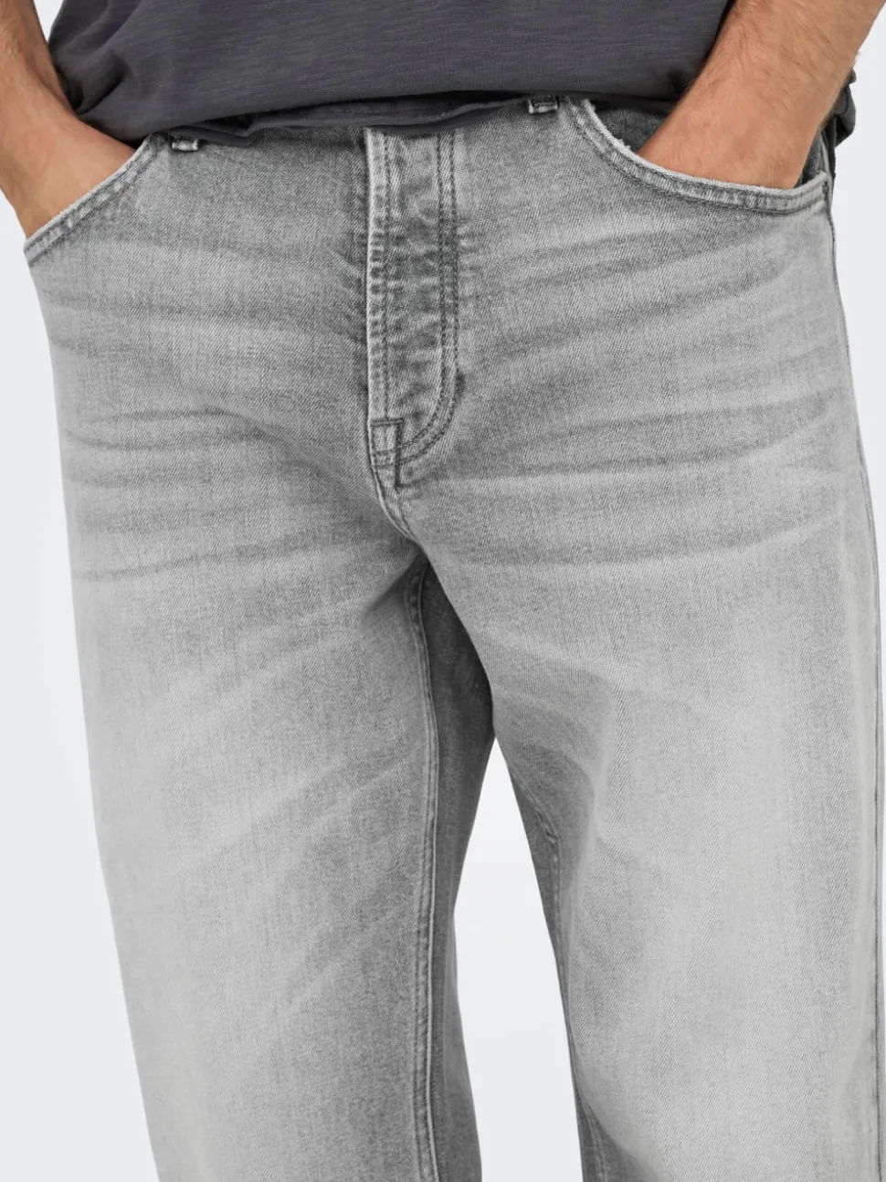 ONSEDGE Cintura media Corte straight Vaqueros