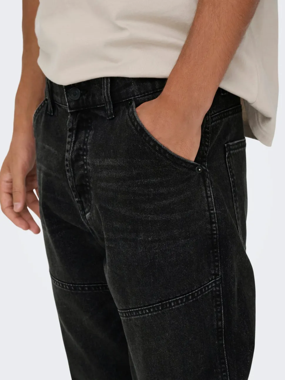 ONSEDGE Talle medio Corte straight Vaqueros
