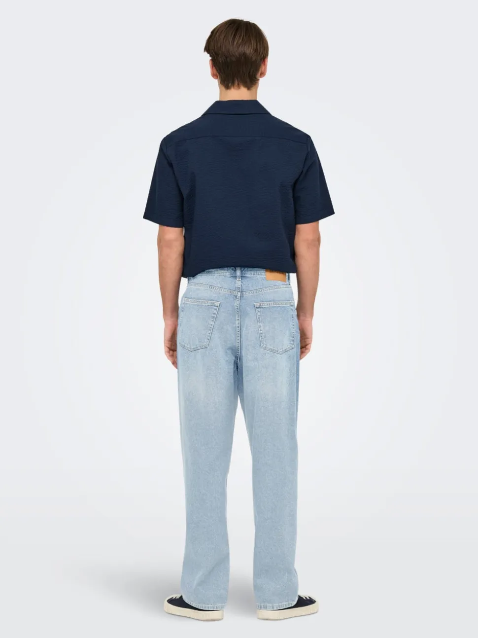 ONSFADE Cintura alta Corte loose Vaqueros