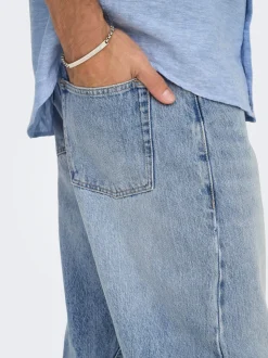 ONSFADE Cintura media Corte loose Vaqueros