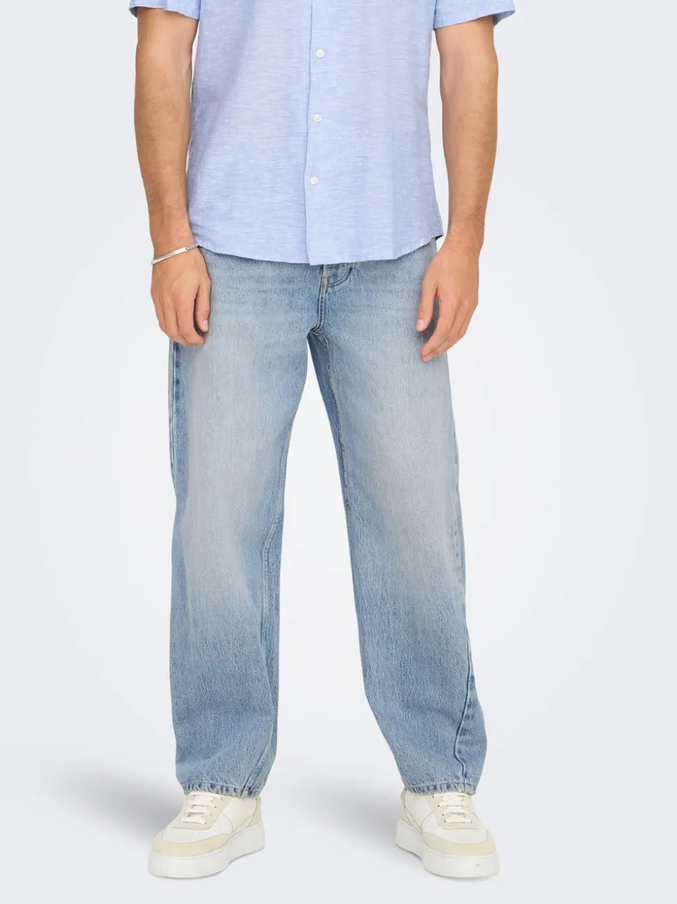 ONSFADE Cintura media Corte loose Vaqueros