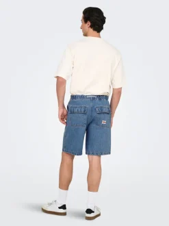 ONSFADE Cintura media Corte loose Shorts estilo cargo