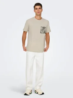 ONSFADE Cintura media Corte loose Vaqueros