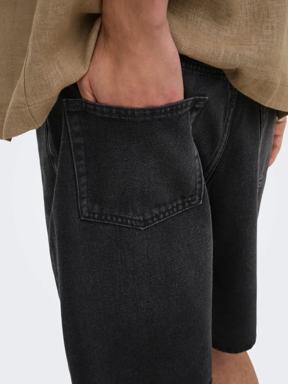 ONSFADE Talle medio Corte straight Shorts