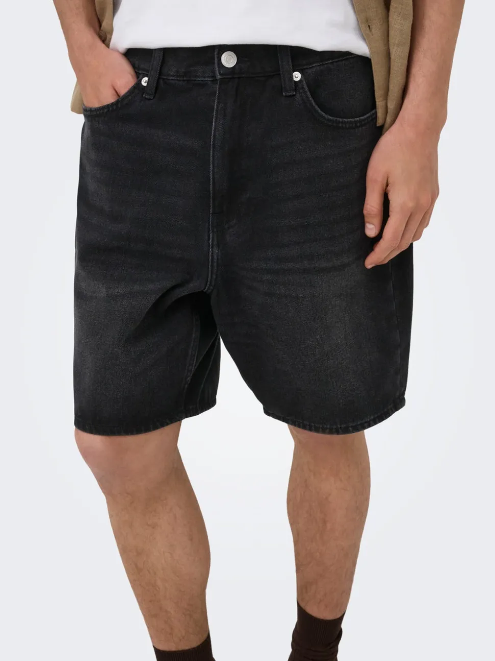 ONSFADE Talle medio Corte straight Shorts