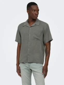 ONSLAURENCE Lino Camisa estilo resort