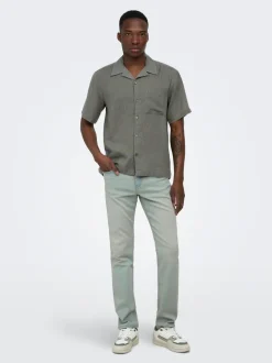 ONSLAURENCE Lino Camisa estilo resort