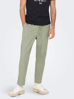 ONSLINUS Corte tapered Lino Jogger