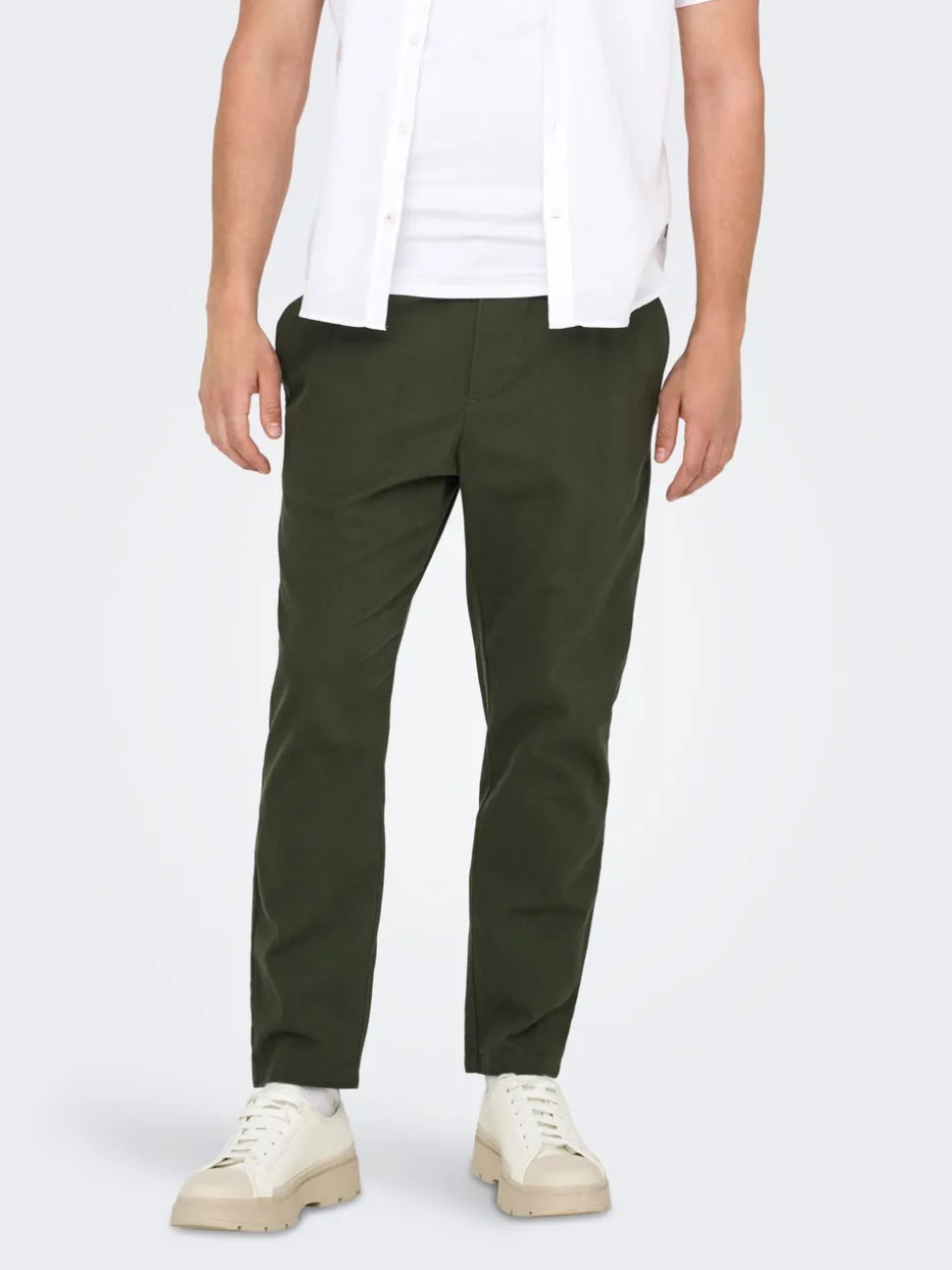 ONSLINUS Corte tapered Lino Jogger