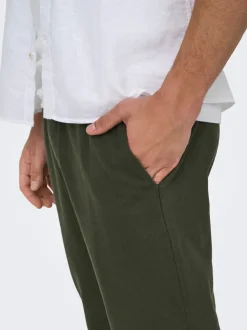 ONSLINUS Corte tapered Lino Jogger