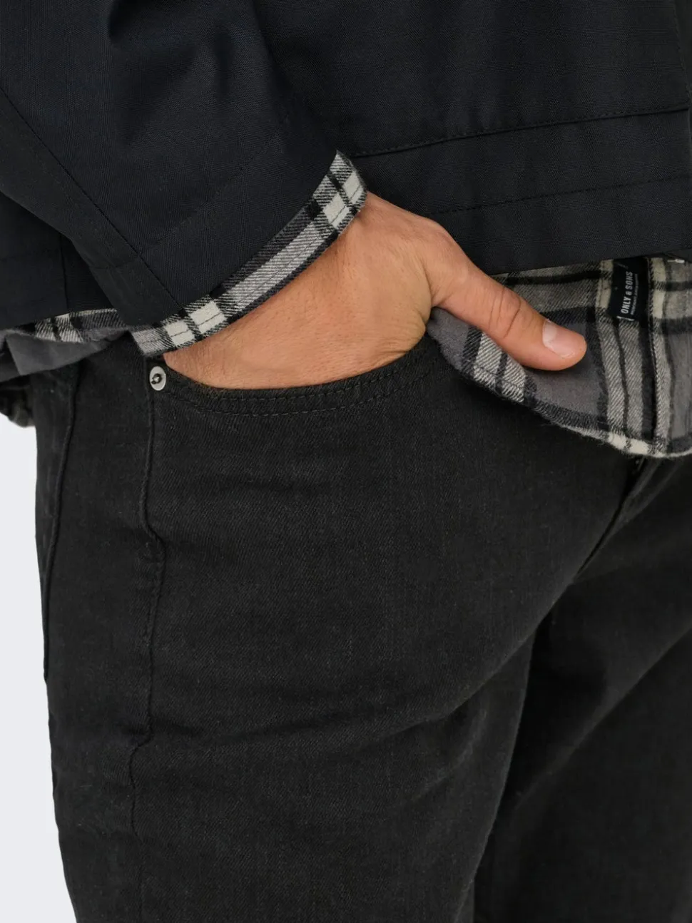 ONSLOOM Cintura baja Corte slim Vaqueros
