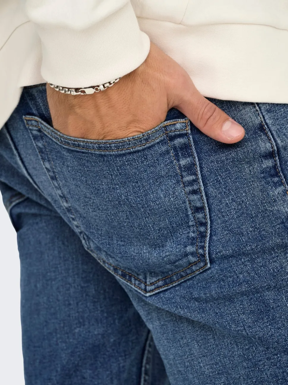ONSLOOM Cintura baja Corte slim Vaqueros