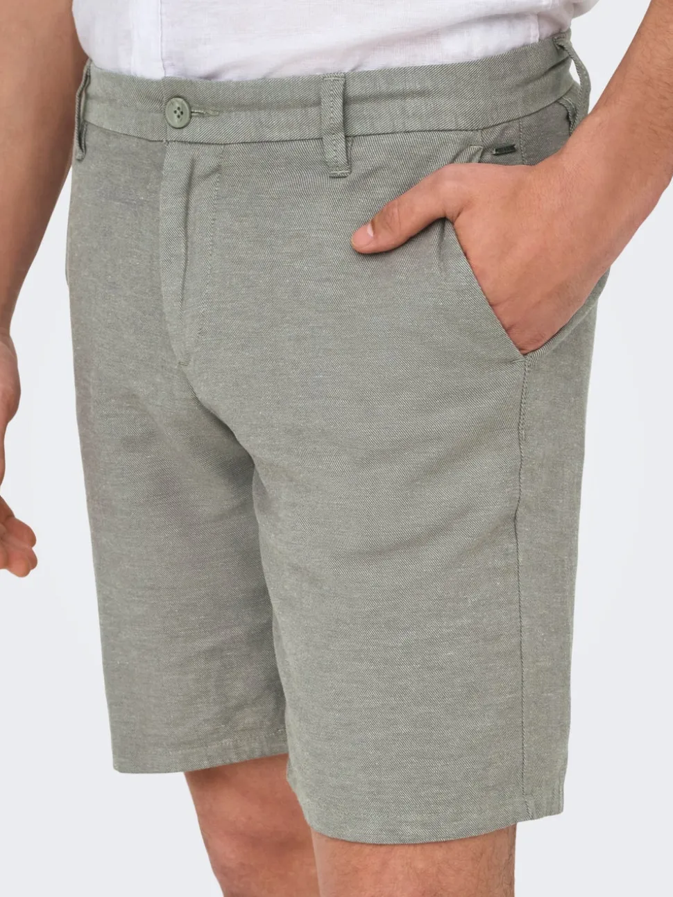 ONSMARK Corte regular Lino Shorts