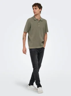 ONSMOON Polo de punto