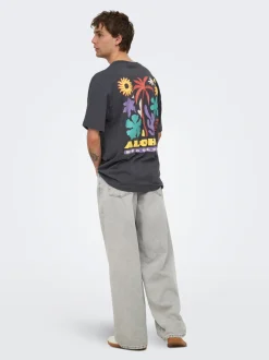 ONSREMI Talle medio Corte wide leg Vaqueros