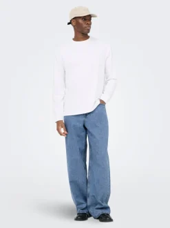 ONSREMI Talle medio Corte wide leg Vaqueros