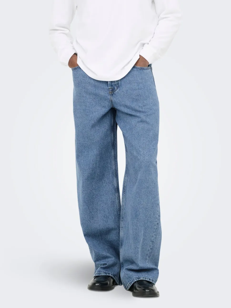 ONSREMI Talle medio Corte wide leg Vaqueros