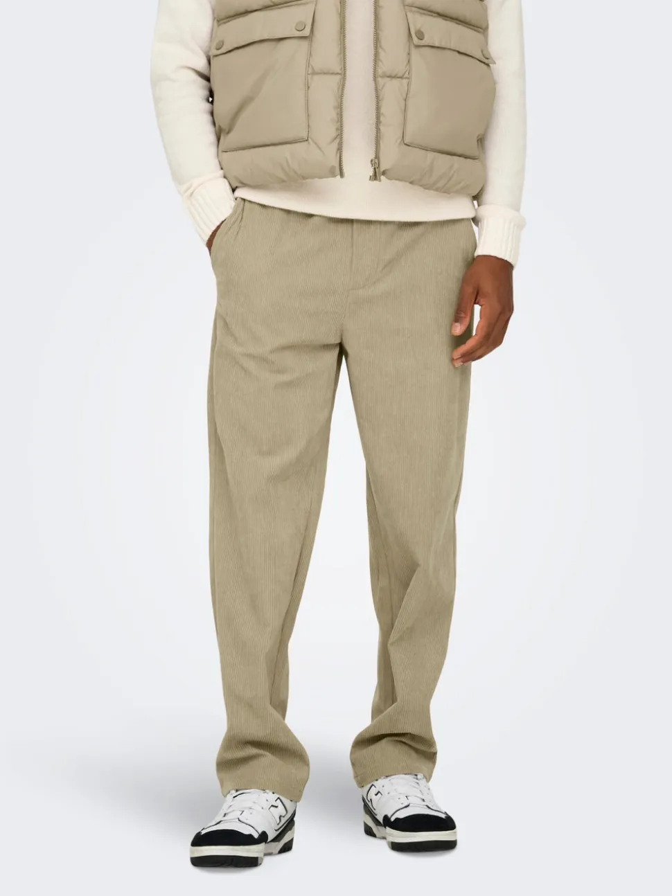 ONSSINUS Corte loose Pantalones de pernera ancha