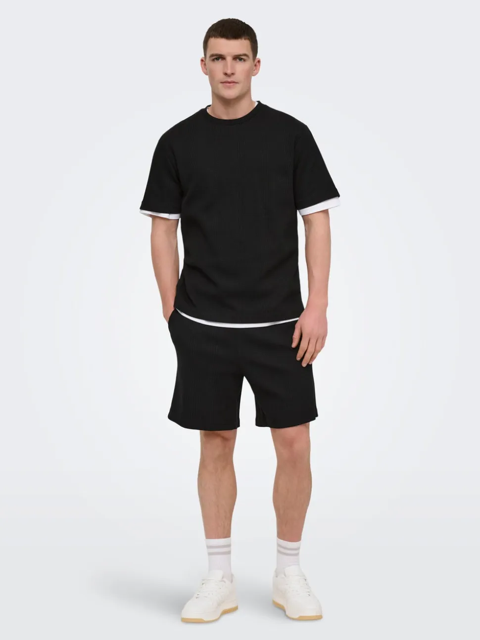 ONSTOBIE Cintura alta Corte loose Shorts