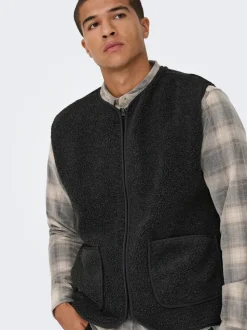 ONSTONY Chaleco de polar