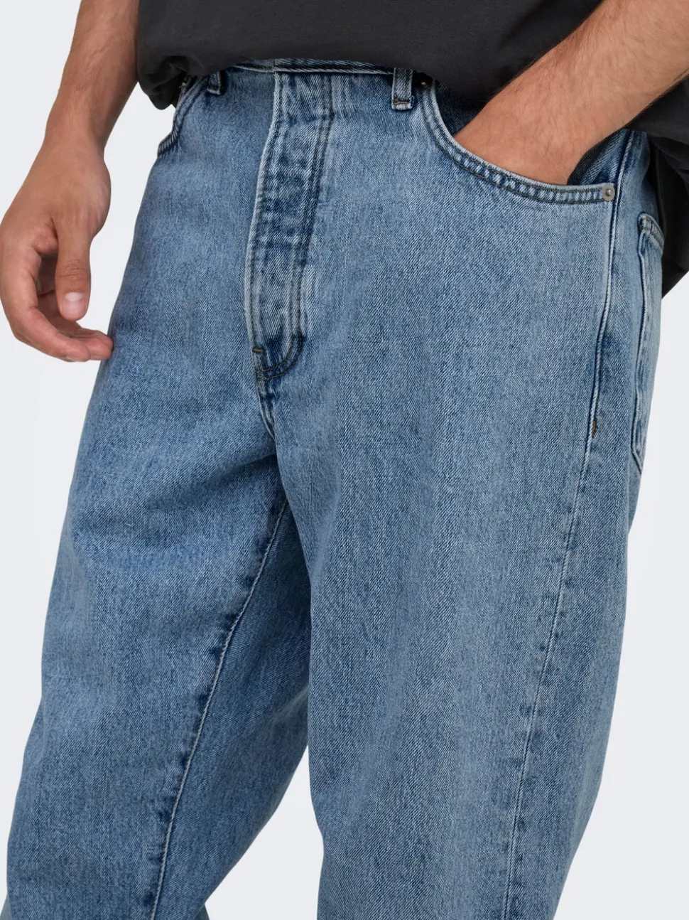 ONSTYE Tiro alto Corte tapered Vaqueros