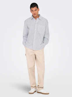 ONSWALTER Camisa de popelín