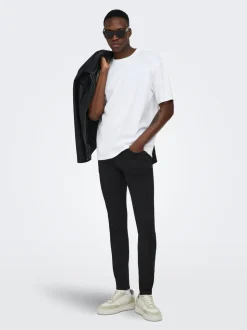 ONSWARP Tiro bajo Corte skinny Vaqueros