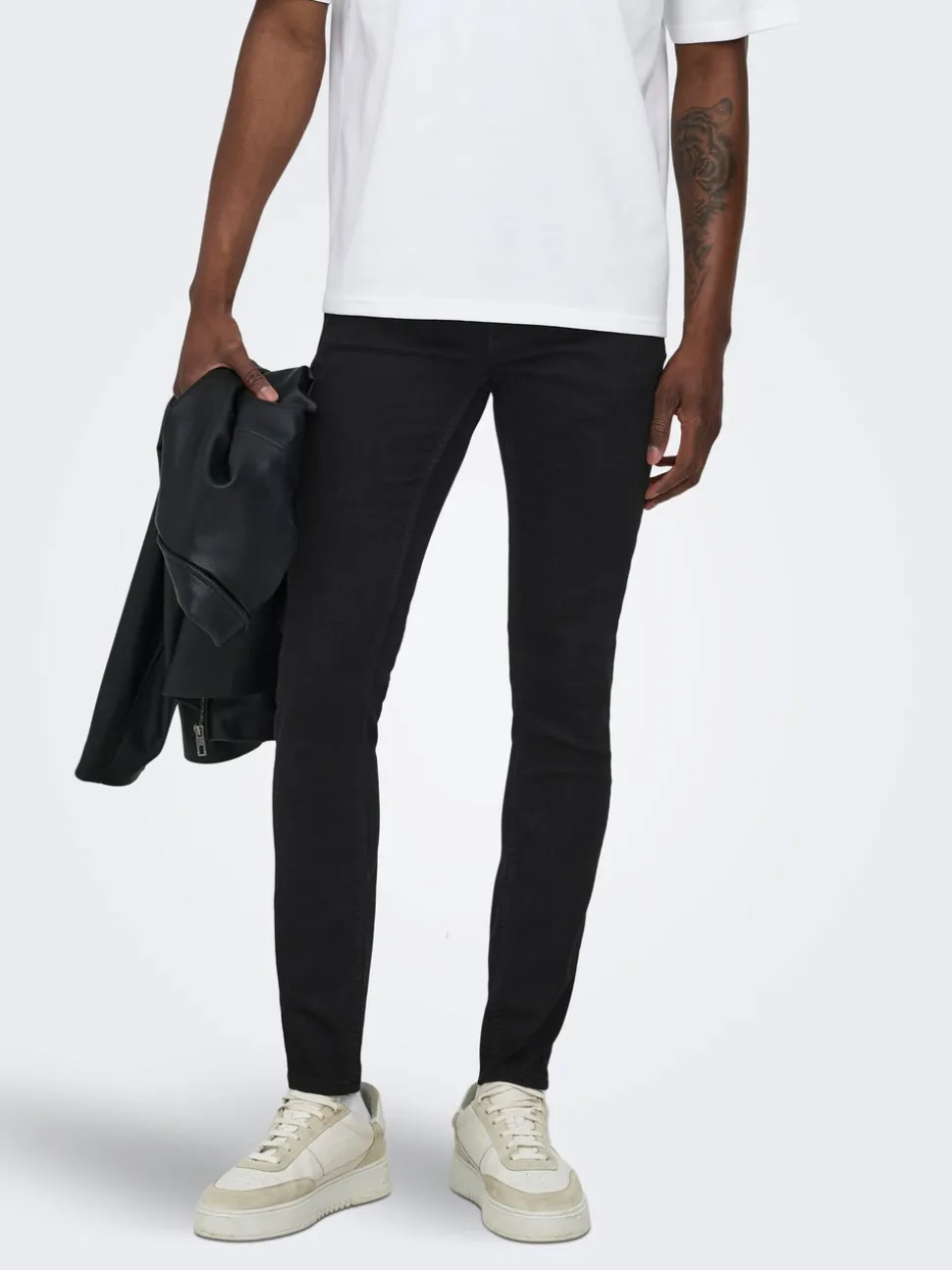 ONSWARP Tiro bajo Corte skinny Vaqueros
