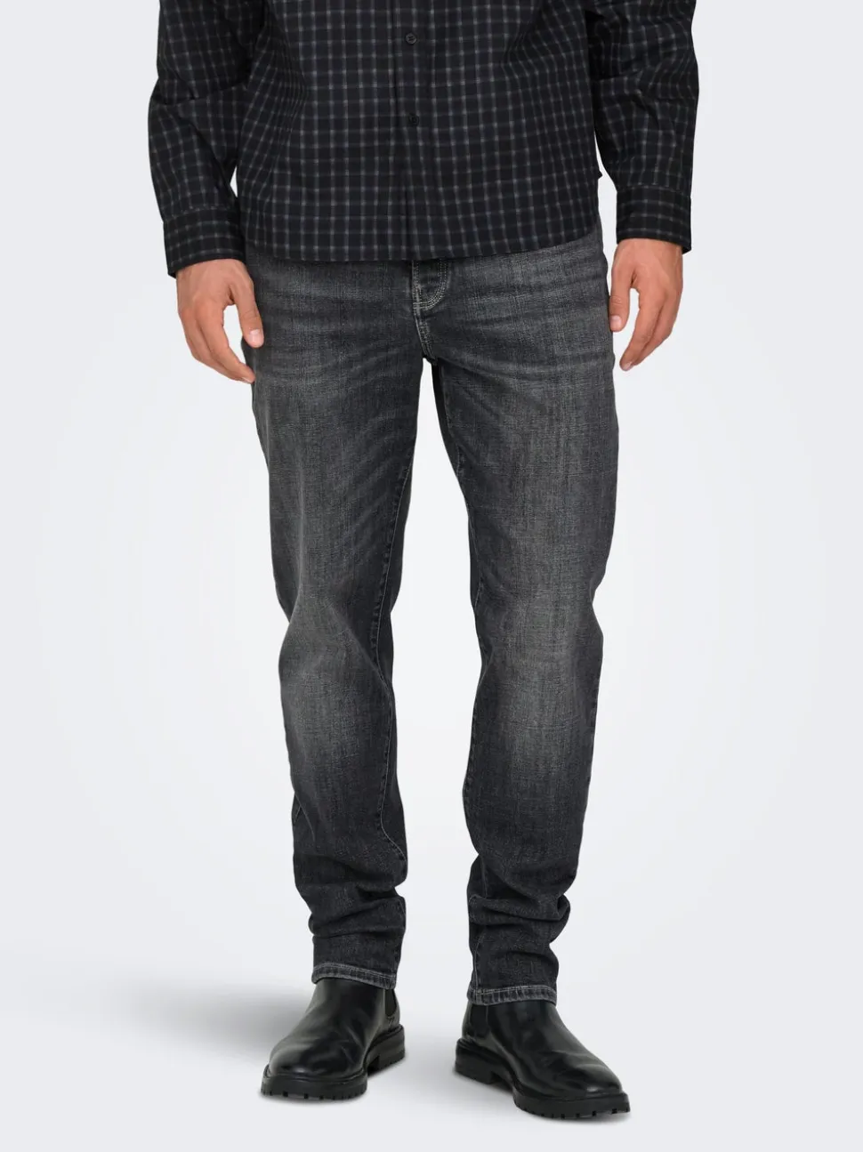 ONSYOKE Talle medio Corte tapered Vaqueros