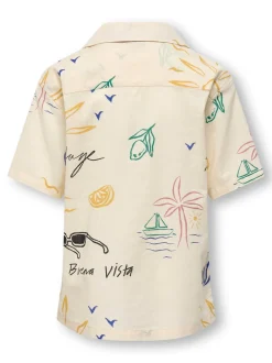 OSJLUKE Camisa estilo resort
