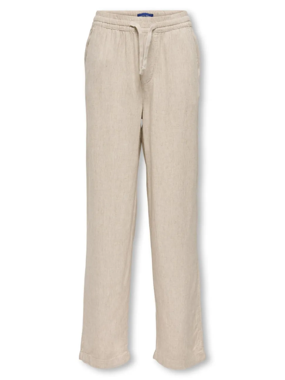 OSJSINUS Corte loose Lino Pantalones