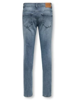 OSJWEFT Corte slim Vaqueros